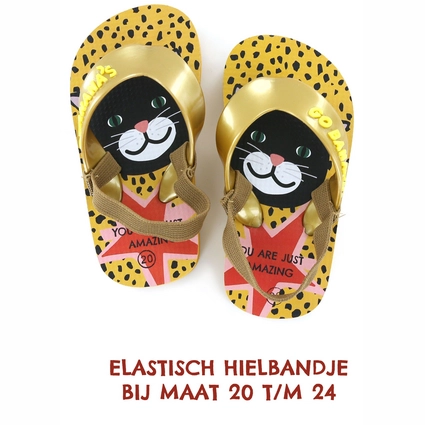 Tongs Go Banana's Girls Amazing Cat Yellow 5 Tongs Go Banana's Girls Amazing Cat Yellow – Image 3