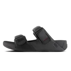 Boutique ECCO 4 Sandales FitFlop Men Gogh Moc Slide In Leather Black