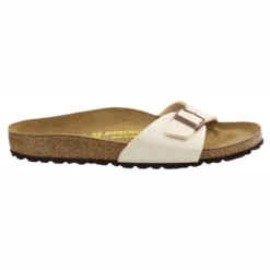 Sandales Birkenstock Femme Madrid BF Graceful Pearl White Narrow